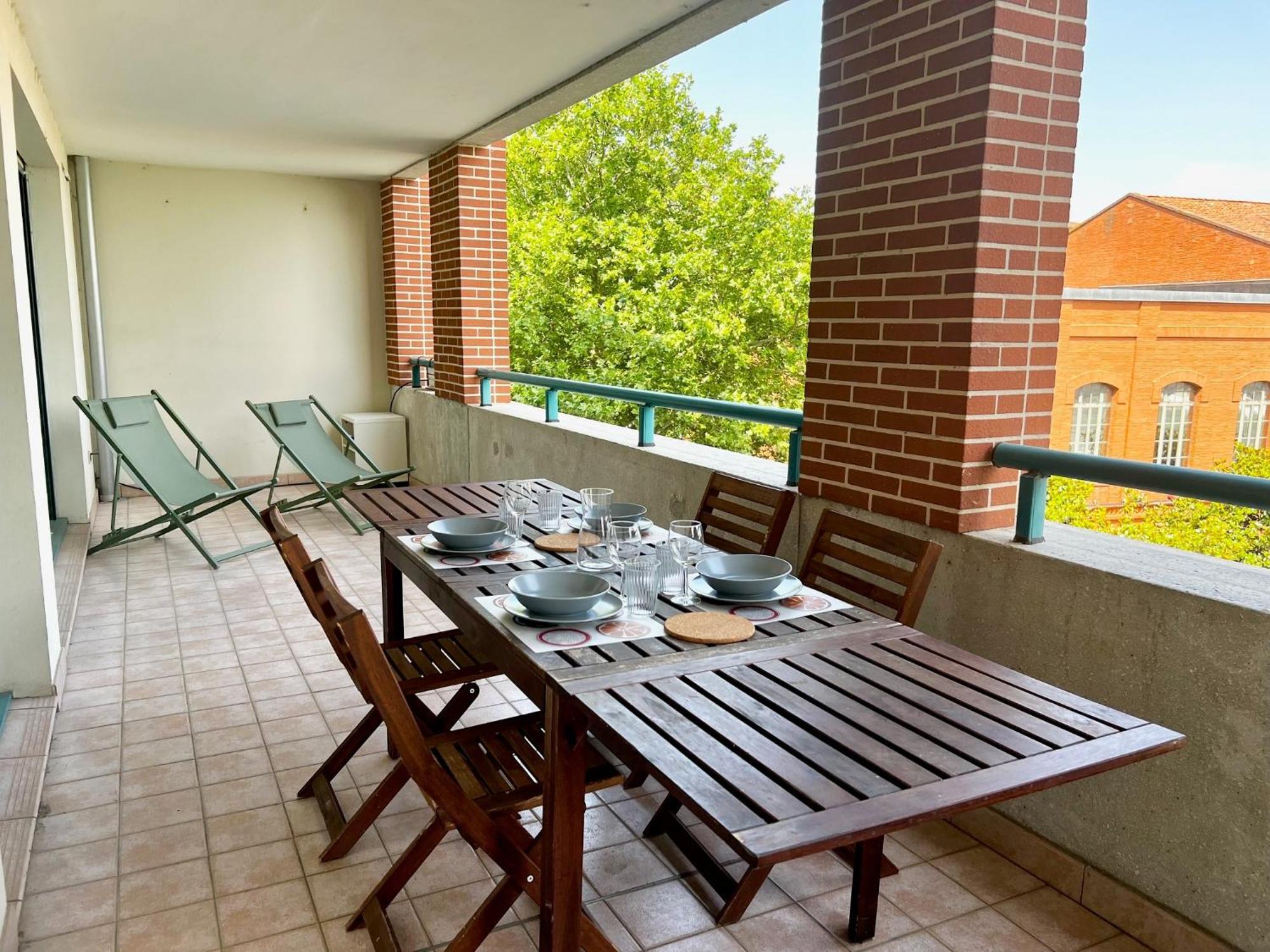 Rio L'aiga - Superbe Terrasse Sur Garonne Apartamento *